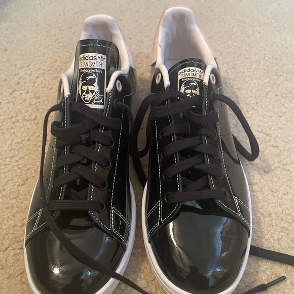 Like New Adidas Stan smith size 11 shinny - Picture 7 of 7